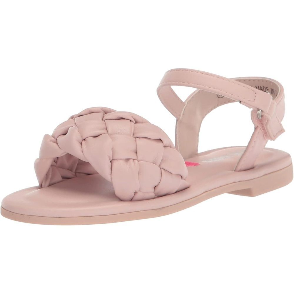 Steve Madden Big Girls Sandals 5 Flat School Casual Trip Barbie Cute Pink Karina